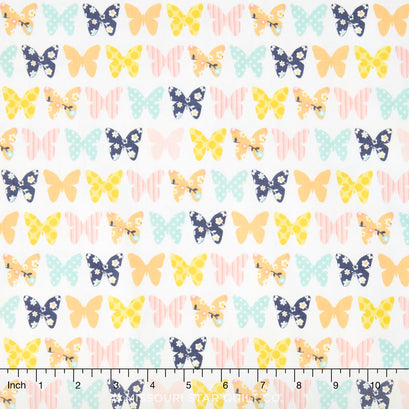 A Beautiful Thing - Butterfly Cream Yardage