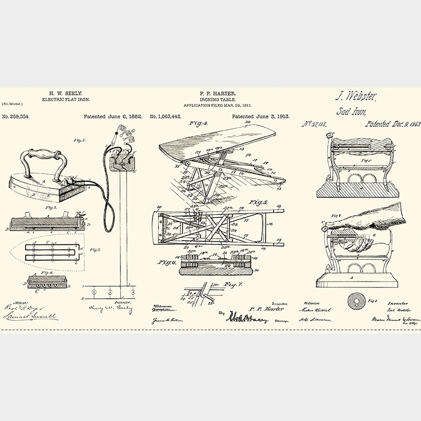 Press On - Pressed Patents Parchment Panel Primary Image