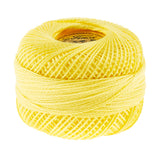 Presencia Perle Cotton Thread Size 8 Lemon