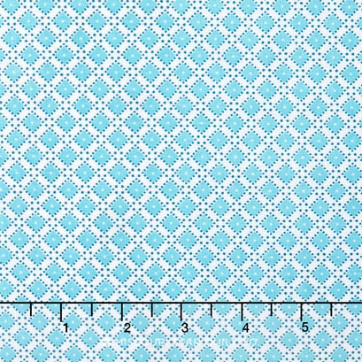 Dainty Darling - Dainty Diamond Aqua Yardage