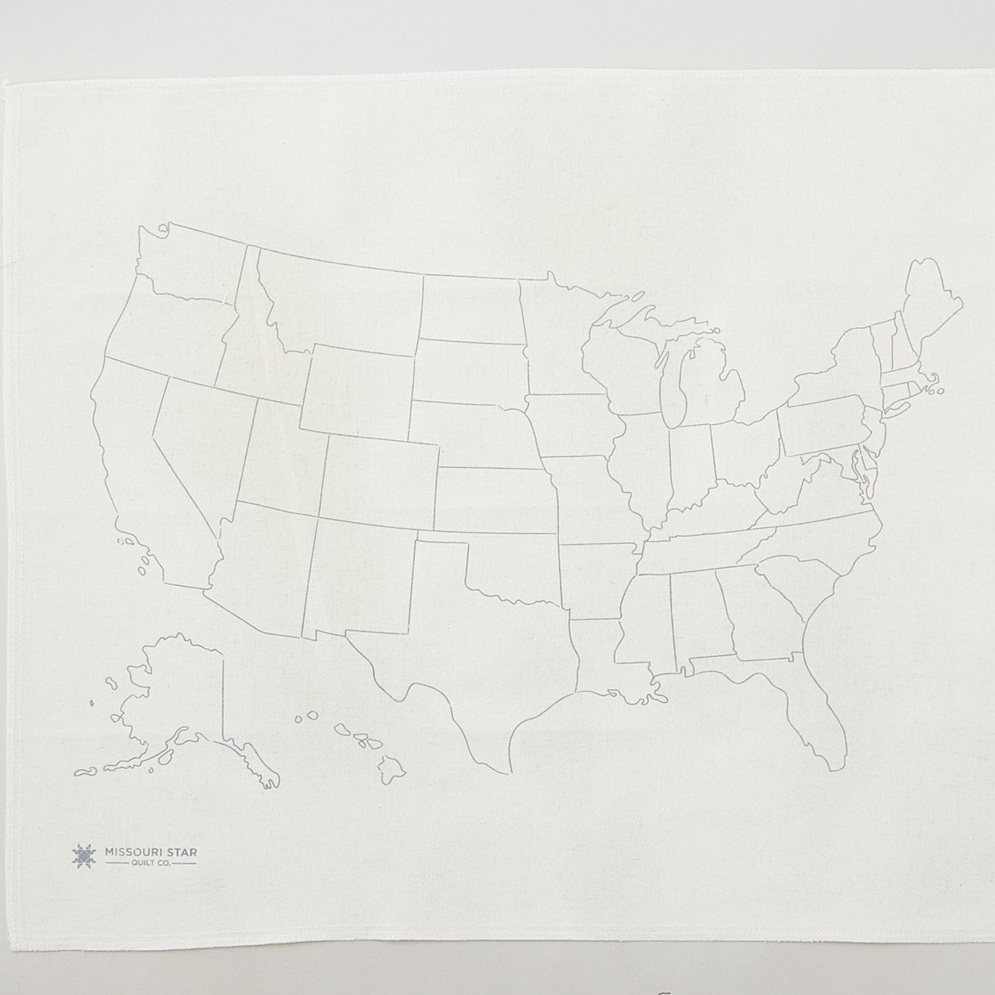 United States (U.S. , US) Embroidery Map + Missouri Star Peel & Stitch Primary Image