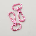 Sallie Tomato Tula Pink 3/4" Swivel Hook Oval Ring - Set of Two Pink