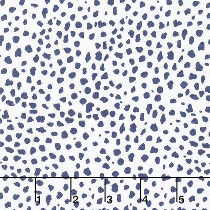 Safari Party - Safari Animal Print Blue Yardage