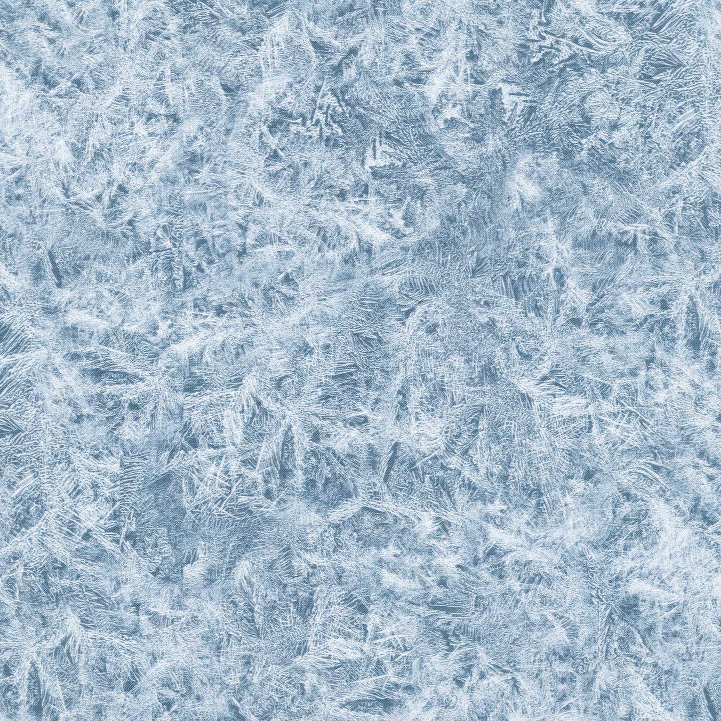 Bentley’s Snowflakes - Ice Crystal Blue Yardage Primary Image