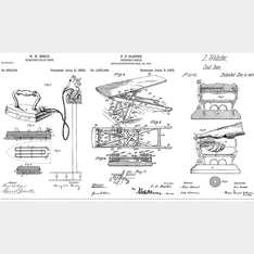 Press On - Pressed Patents White Panel Primary Image