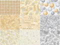 Winter's Grandeur 6 Champagne Metallic Ten Squares