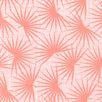 Palm Canyon - Palm Leaves Coral Yardage