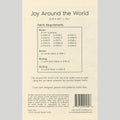 Joy Around the World Quilt Pattern