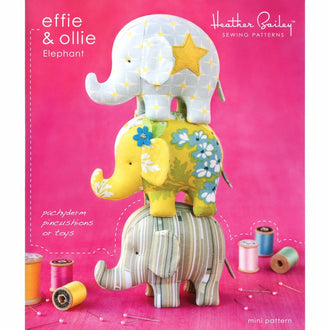 Effie & Ollie Elephant Pincushion Pattern