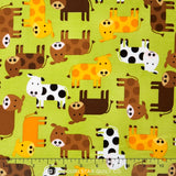 Urban Zoologie - Nature Cow Green Yardage