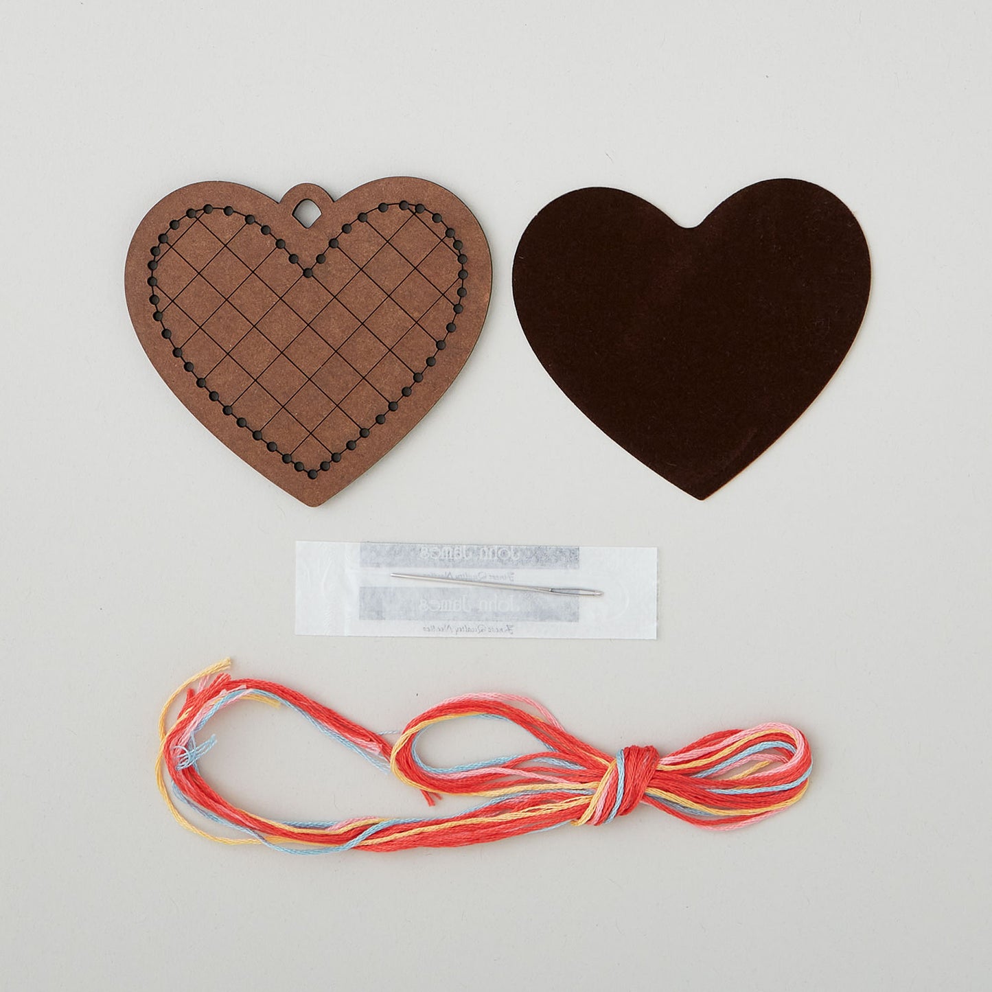 Gingerbread Heart Stitched Ornament Kit Alternative View #1