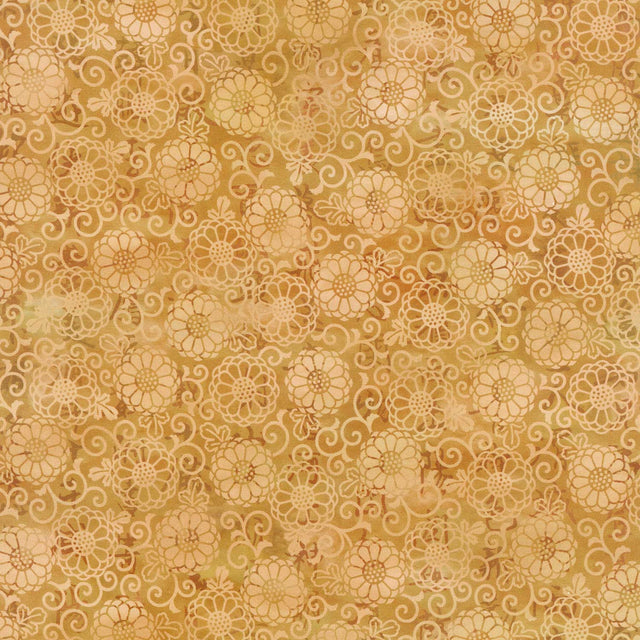 Oriental Gardens - Lace Gold Yardage Primary Image