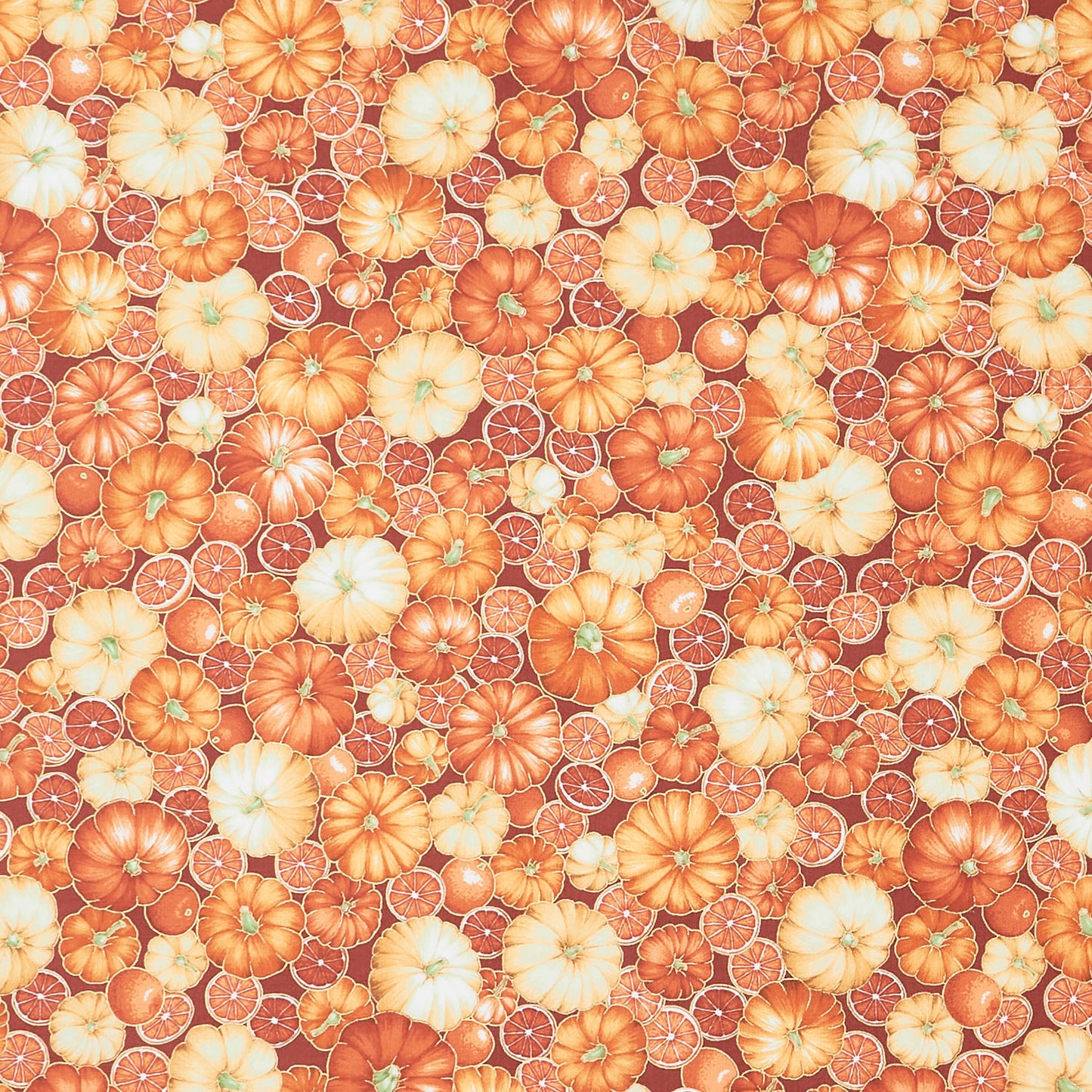 Sweet Pumpkin Spice - Pumpkins Autumn Yardage Primary Image