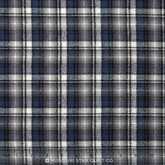 Mammoth Flannel - Plaid Ash Yardage