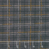 Where the Wind Blows - Burly Plaid Black Flannel Yardage