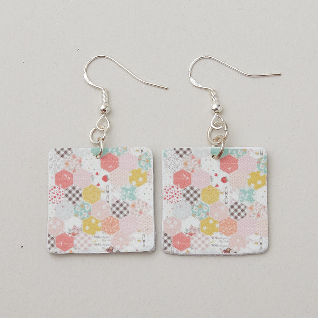 Leather Earrings - BloomBerry Primary Image