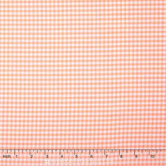 Carolina Gingham - 1/8" Woven Check Peach Yardage