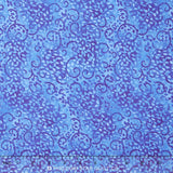 Wilmington Essentials - Sapphire Sky Leafy Scroll Blue Yardage