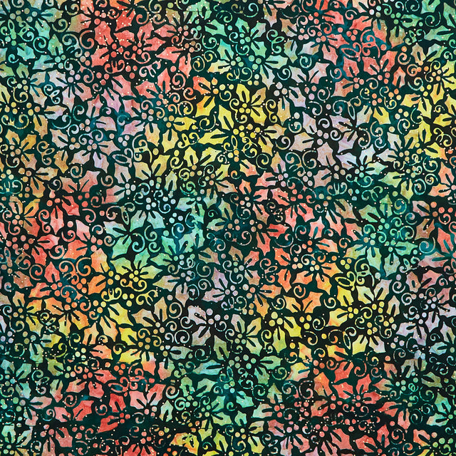 Artisan Batiks - Joyful Holidays - Holly Garden Yardage Primary Image