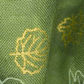 Shades of the Season 10 - Leafy Shadows Green Metallic Yardage