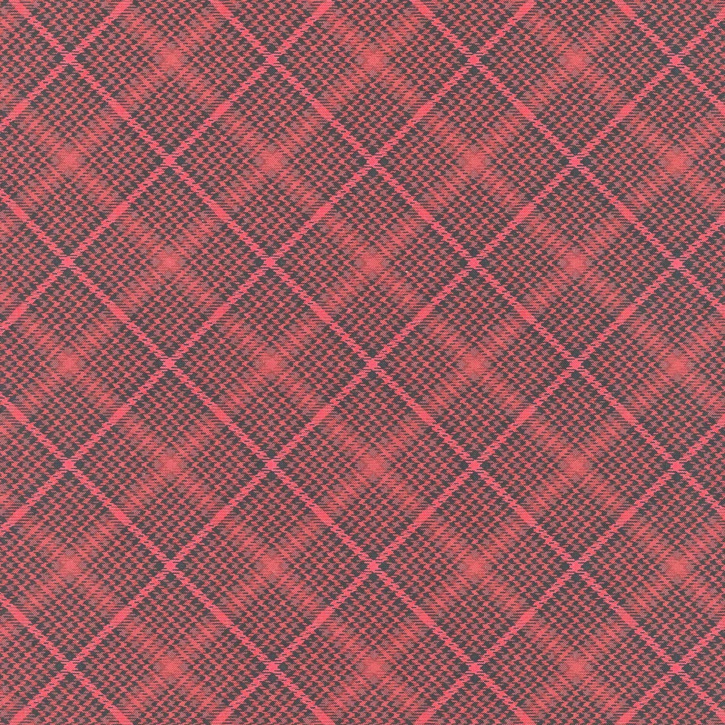 Winter In The Pines - Festive Tartan Red Yardage Primary Image