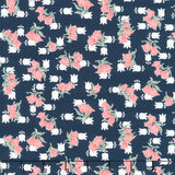 Rosemary Cottage - Tulips Navy Yardage