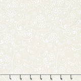 Quilt Backs - Floral Vine White/Tint 108" Wide Backing