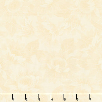 Shades of the Season 10 - Sunflower Toile Ivory Yardage