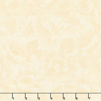 Shades of the Season 10 - Sunflower Toile Ivory Yardage