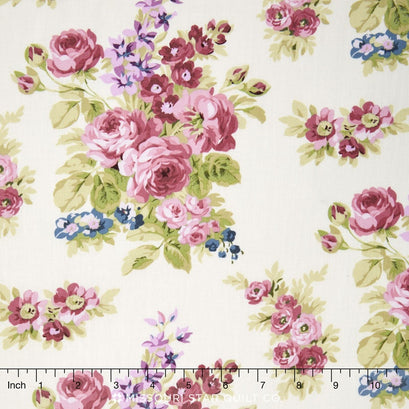 Anne of Green Gables - Anne Floral Cream Yardage