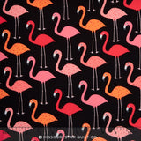 Urban Zoologie - Black Flamingos Yardage