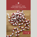 Cranberry and Popcorn Crochet Garland Pattern