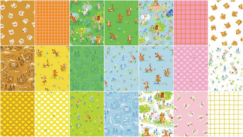 100 Aker Woods - Fat Quarter Bundle Alternative View #2