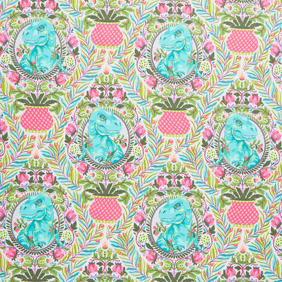 Roar - Tree Rex Blush Yardage