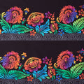 Vivid - Floral Border Multi Yardage