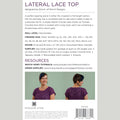 Digital Download - Lateral Lace Top Tunisian Crochet Pattern