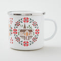 Lori Holt Home Town Holiday Enamel Tin Mug