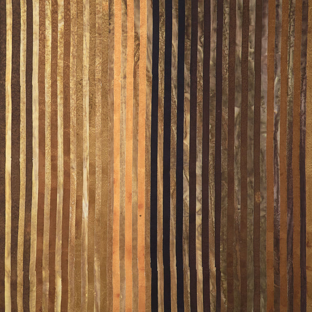 Artisan Batiks - World of Stripes - Stripes Coffee Yardage Primary Image