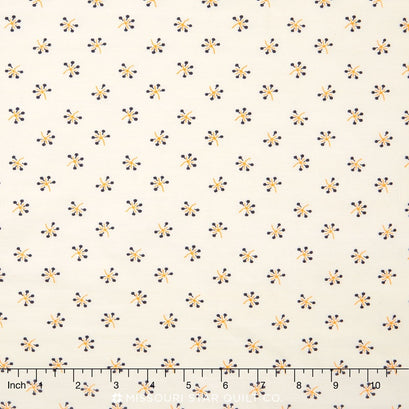 Cheddar and Indigo - Wish Cream Yardage