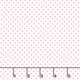 Swiss Dot - Swiss Dot Lipstick on White Yardage