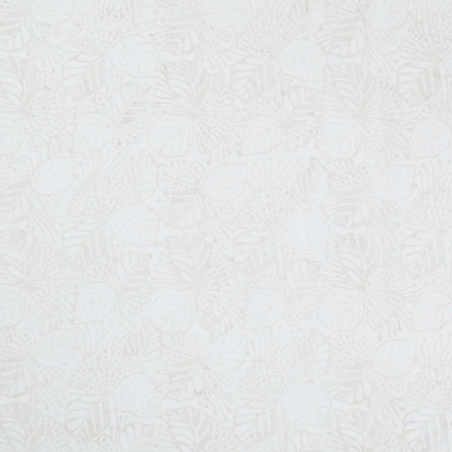 Tonga Batiks - Heron Large Funky Florals Ivory Yardage