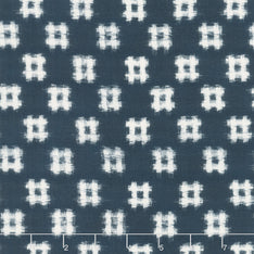 Indigo Blooming - Bara Navy Yardage Primary Image