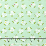 Garden Girl - Posies Mint Yardage