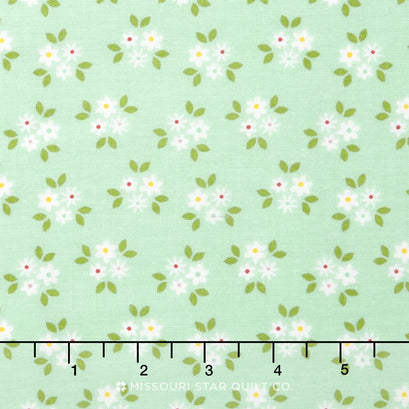 Garden Girl - Posies Mint Yardage