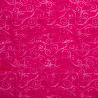 Wilmington Essentials - Pinking of You Swirly Scroll Magenta Yardage