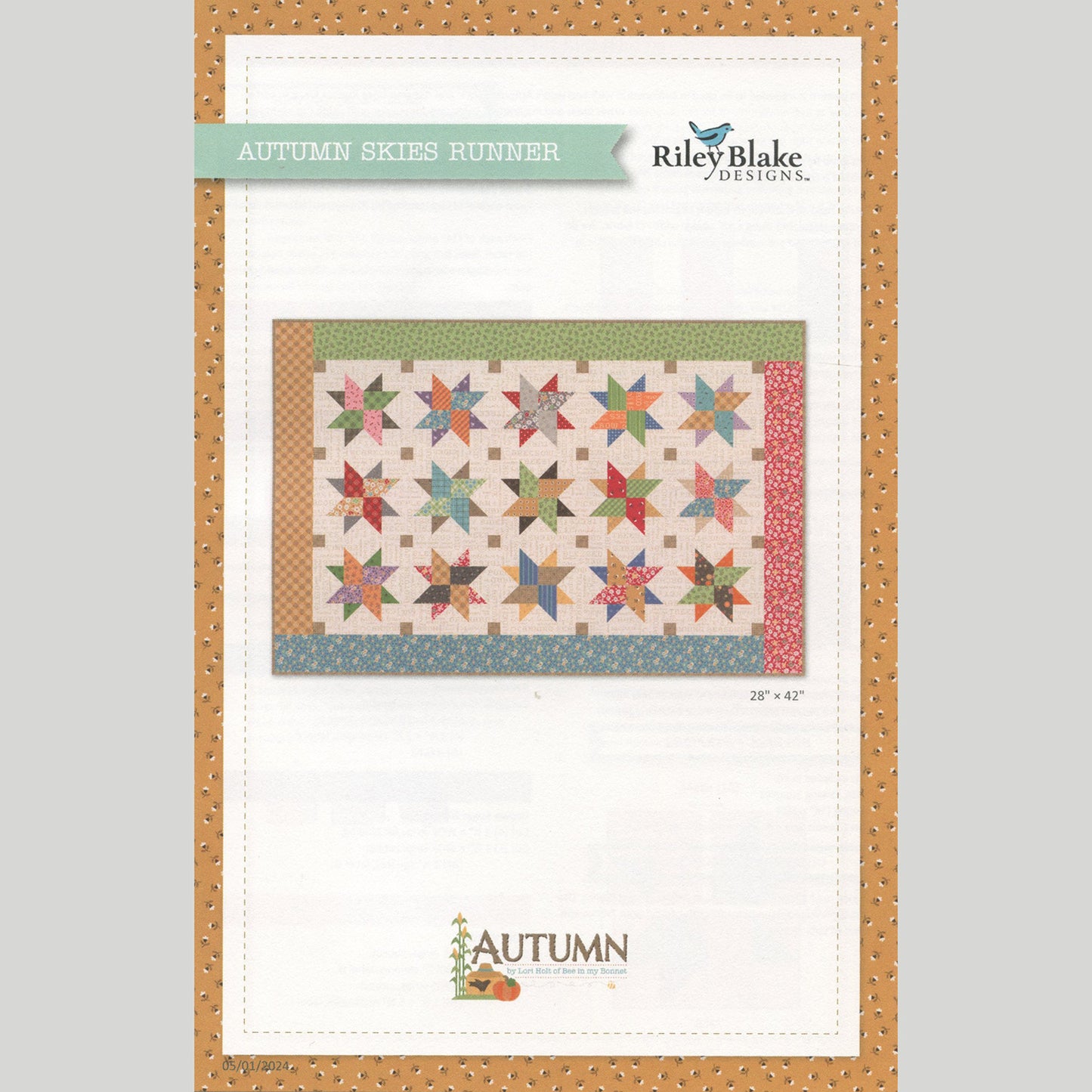 Lori Holt Autumn Skies Table Runner Kit Alternative View #2