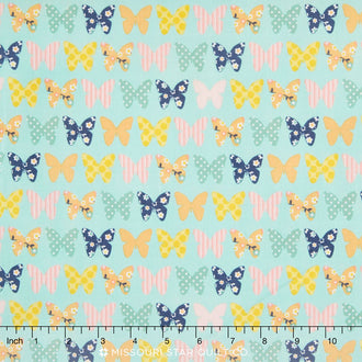 A Beautiful Thing - Butterfly Blue Yardage