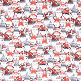 Nordic Gnomes - Packed Nordic Gnomes & Snowman Multi Yardage Primary Image