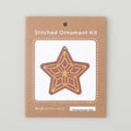 Gingerbread Star Stitched Ornament Kit