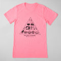 Missouri Star Food Pyramid T-shirt - Heather Neon Pink - XL